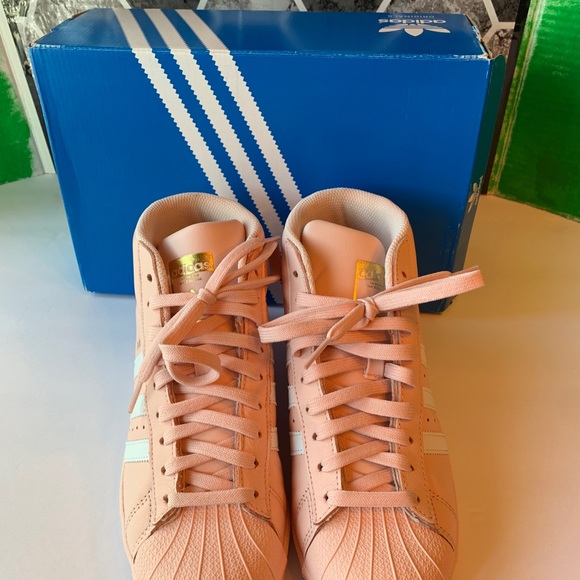 Adidas Pro Model J Ice Pink/White-Gold Metallic CQ0621 - Picture 8 of 8
